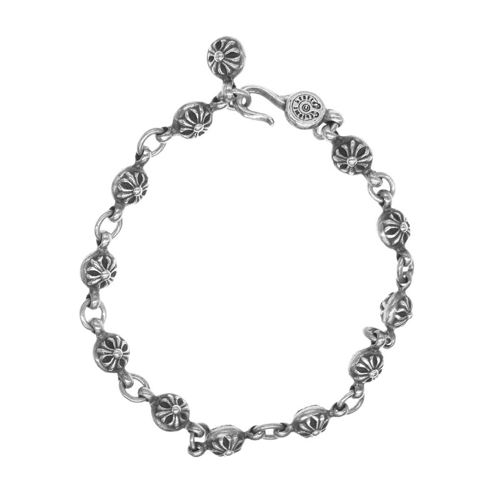 CHROME HEARTS クロムハーツ（原本無） NO1 BALL #1 クロスボール シルバー ブレスレット シルバー系【中古】