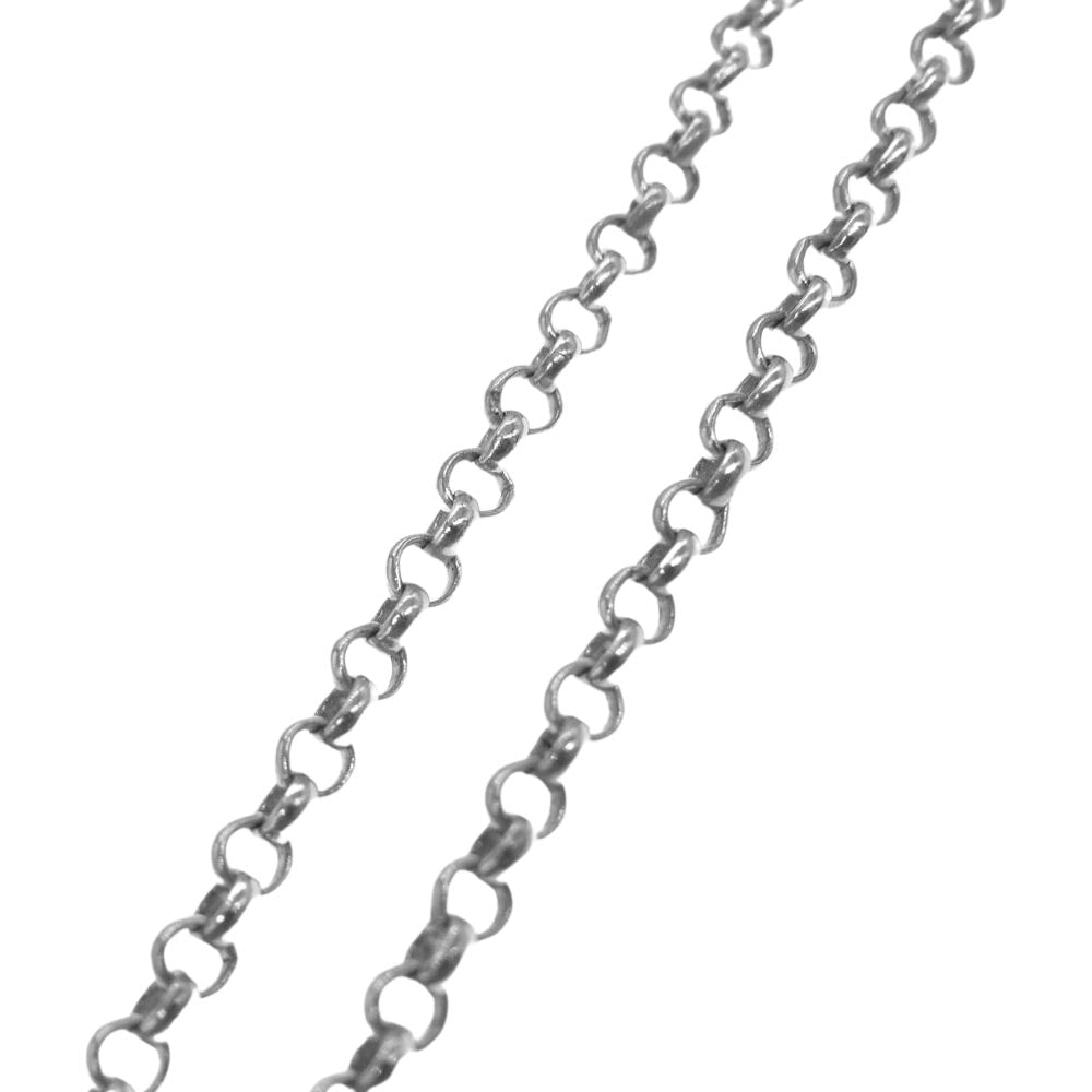 CHROME HEARTS クロムハーツ（原本無） NECKCHAIN R18inch ロール チェーン 18インチ ネックレス　 シルバー系【中古】