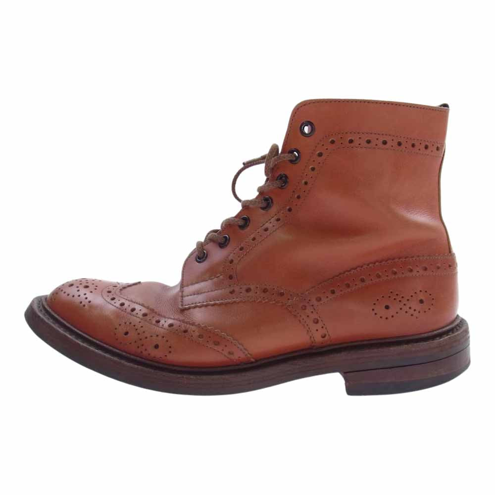 Tricker's トリッカーズ M6178 ポールスミス別注 Brogue Boots ブローグ カントリー ブーツ ダイナイトソール  ブラウン系【中古】