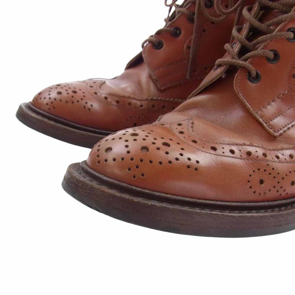 Tricker's トリッカーズ M6178 ポールスミス別注 Brogue Boots ブローグ カントリー ブーツ ダイナイトソール  ブラウン系【中古】
