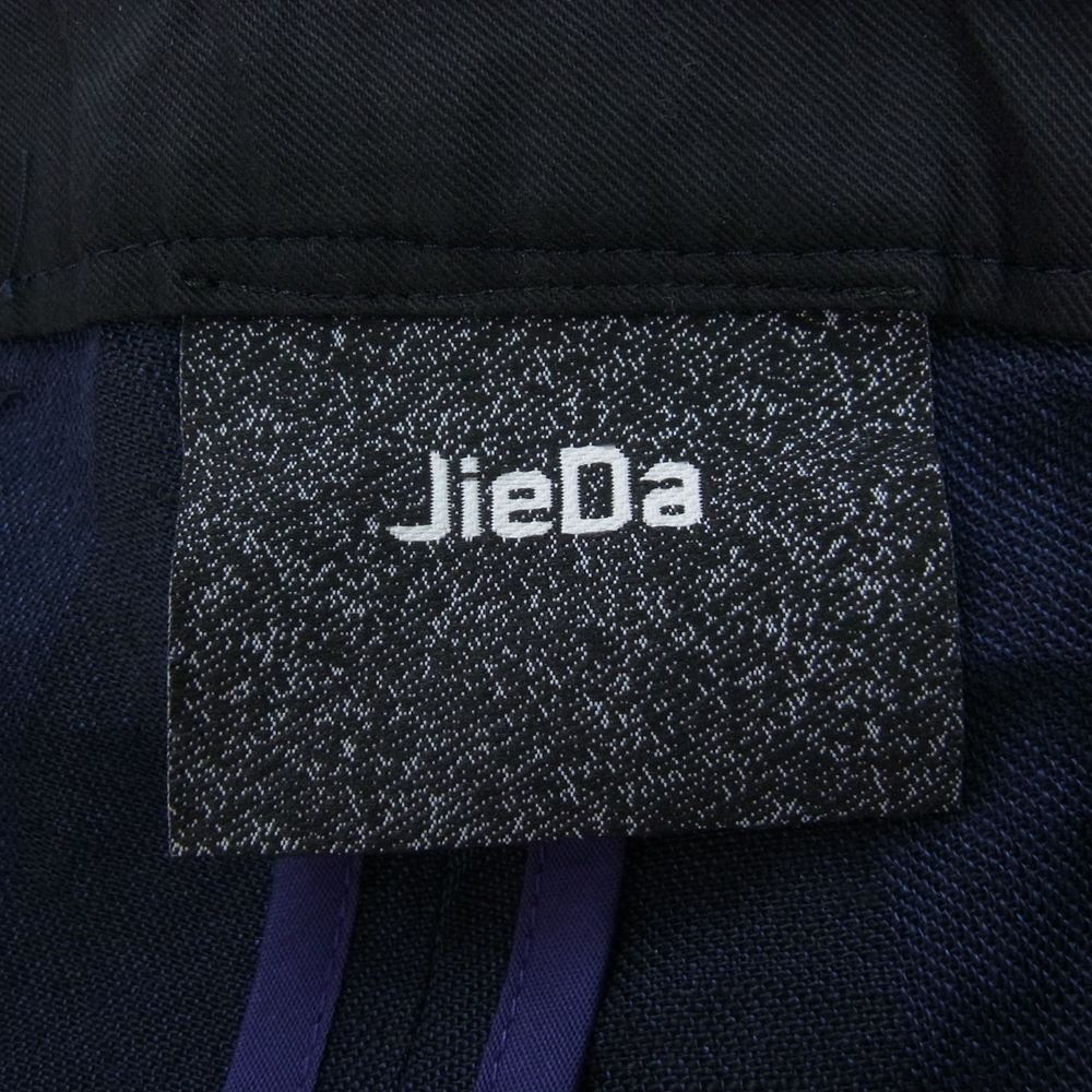 Jieda ジエダ Jie-12S-PT10 リネン ストライプ ビッグショーツ ハーフパンツ ネイビー系 2【中古】