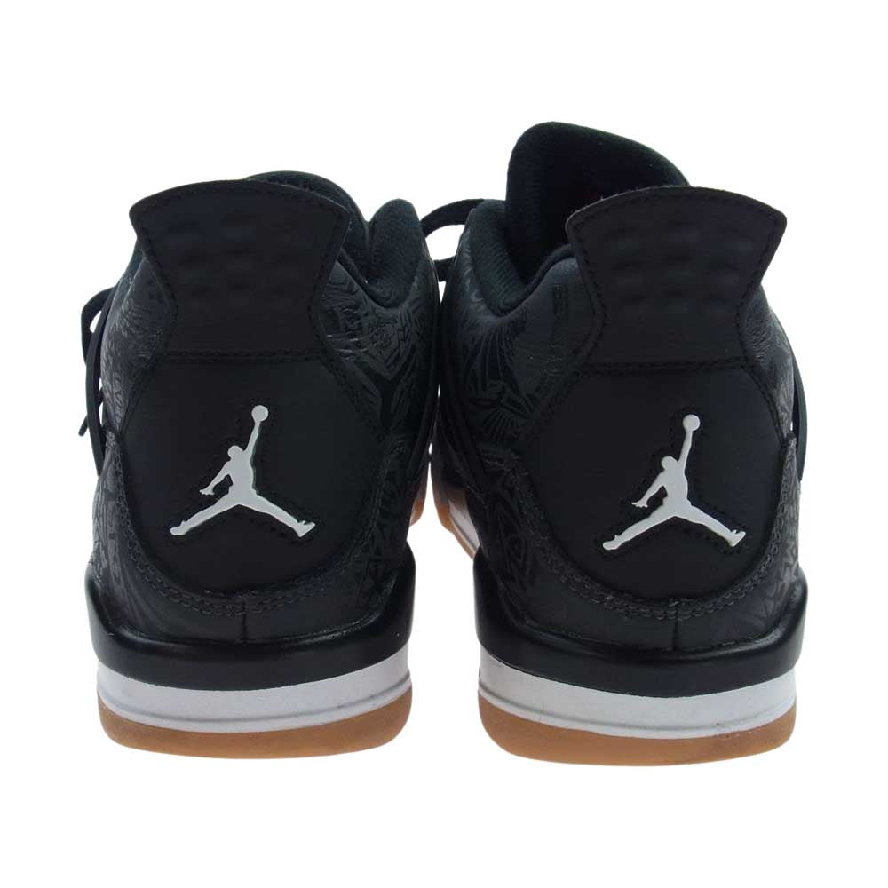 NIKE AIR JORDAN ナイキ ジョーダン CI2970-001 4 RETRO SE GS AJ4  レトロ レーサー ブラック ガム スニーカー ブラック系 24cm【中古】