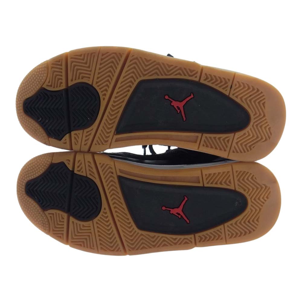 NIKE AIR JORDAN ナイキ ジョーダン CI2970-001 4 RETRO SE GS AJ4  レトロ レーサー ブラック ガム スニーカー ブラック系 24cm【中古】