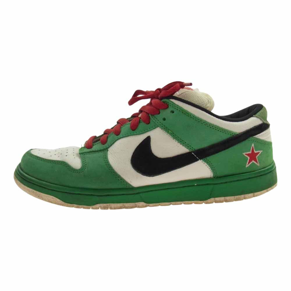 NIKE SB ナイキエスビー 304292-302 【観賞用】 2003 Dunk Low Heineken ダンク ロー プロ ハイネケン ローカット スニーカー グリーン系 28cm【中古】