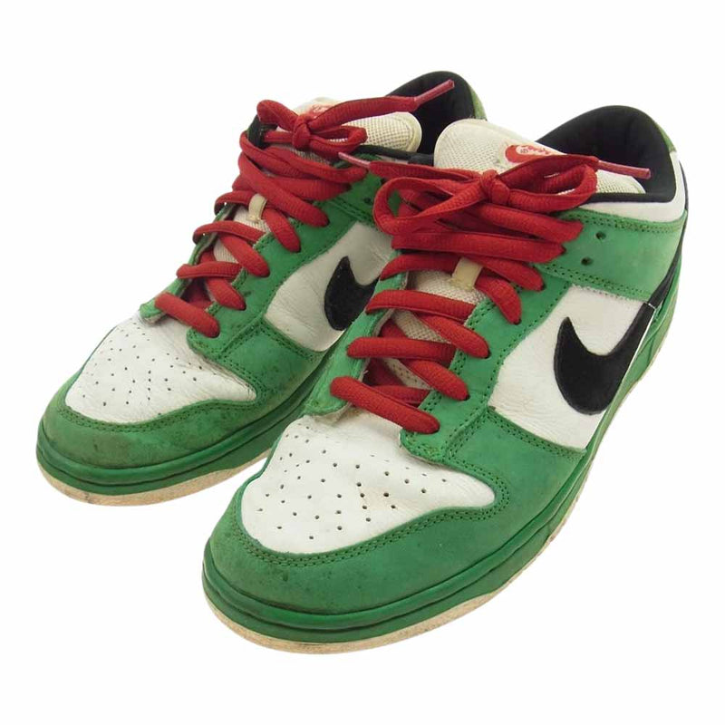 NIKE SB ナイキエスビー 304292-302 【観賞用】 2003 Dunk Low Heineken ダンク ロー プロ ハイネケン ローカット スニーカー グリーン系 28cm【中古】