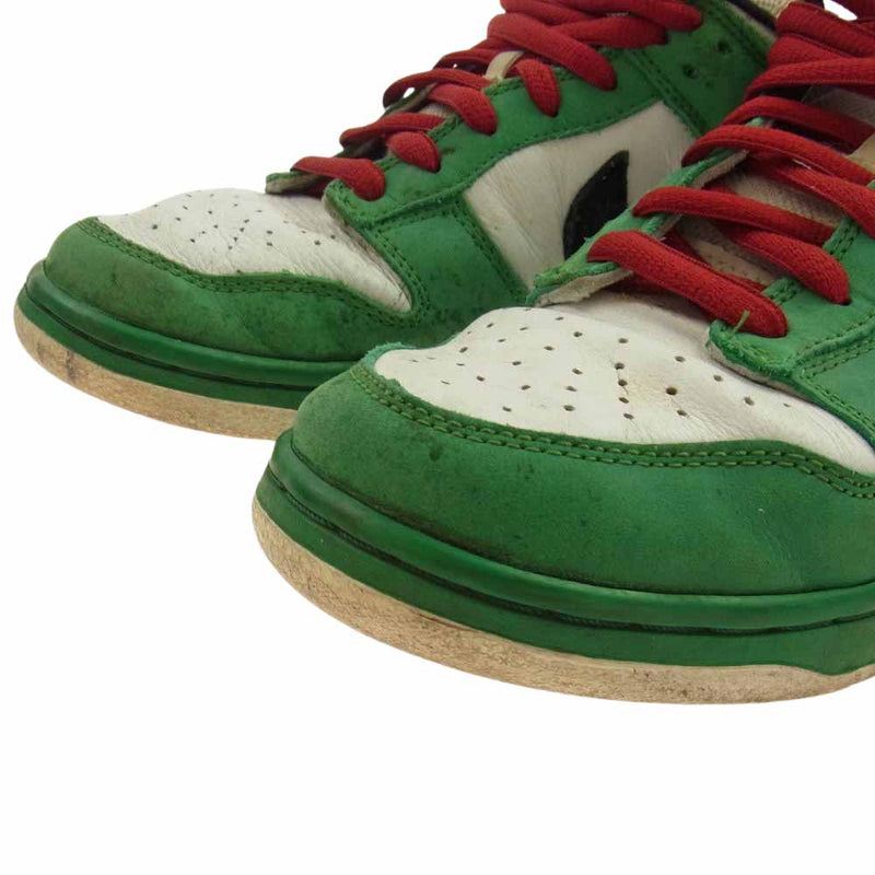 NIKE SB ナイキエスビー 304292-302 【観賞用】 2003 Dunk Low Heineken ダンク ロー プロ ハイネケン ローカット スニーカー グリーン系 28cm【中古】