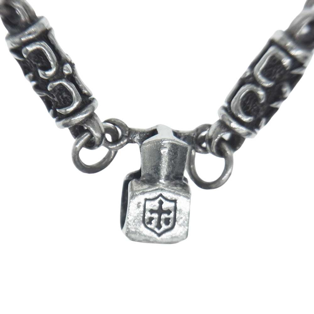 ロードキャメロット 購入時ギャランティ付属 バレル リンク Tバー ネックレス チェーン シルバー系【中古】