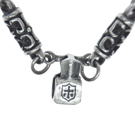 ロードキャメロット 購入時ギャランティ付属 バレル リンク Tバー ネックレス チェーン シルバー系【中古】