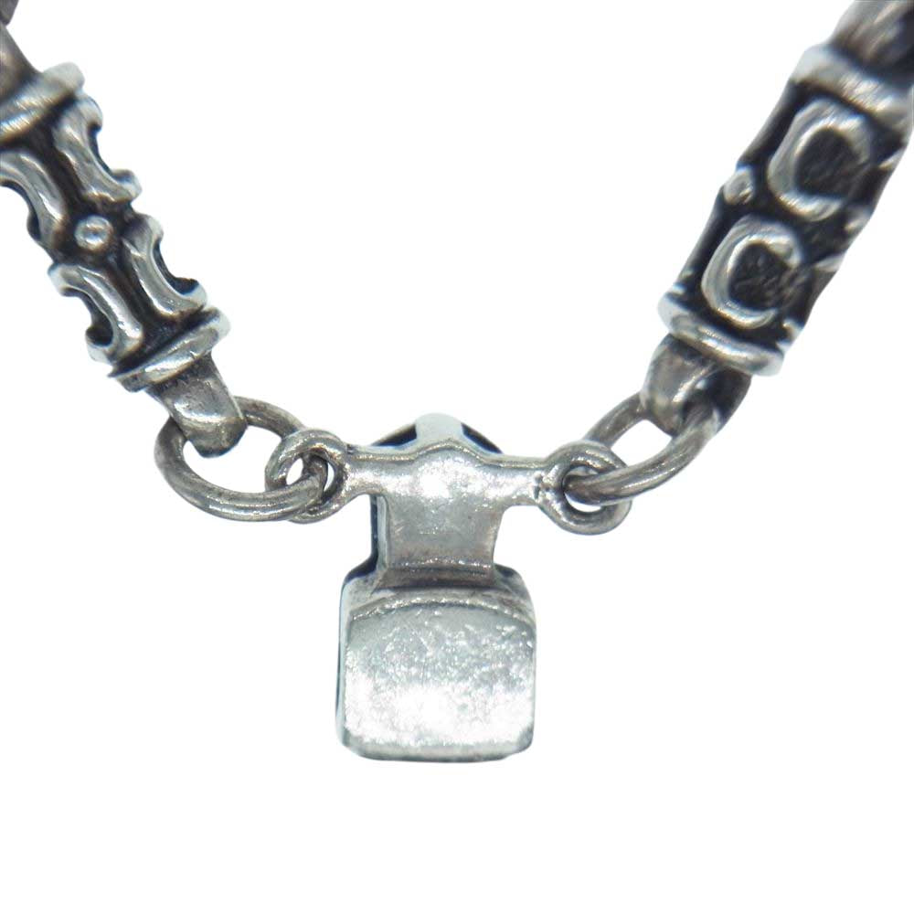 ロードキャメロット 購入時ギャランティ付属 バレル リンク Tバー ネックレス チェーン シルバー系【中古】