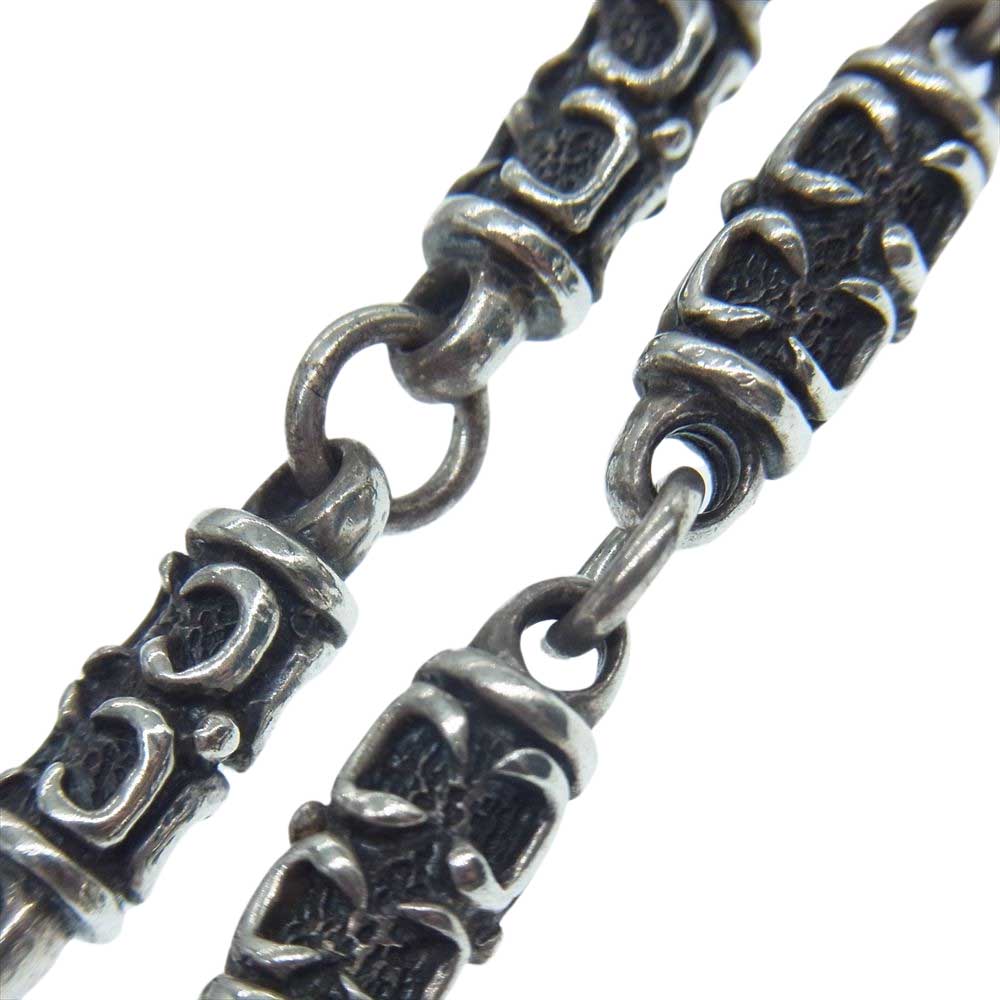 ロードキャメロット 購入時ギャランティ付属 バレル リンク Tバー ネックレス チェーン シルバー系【中古】