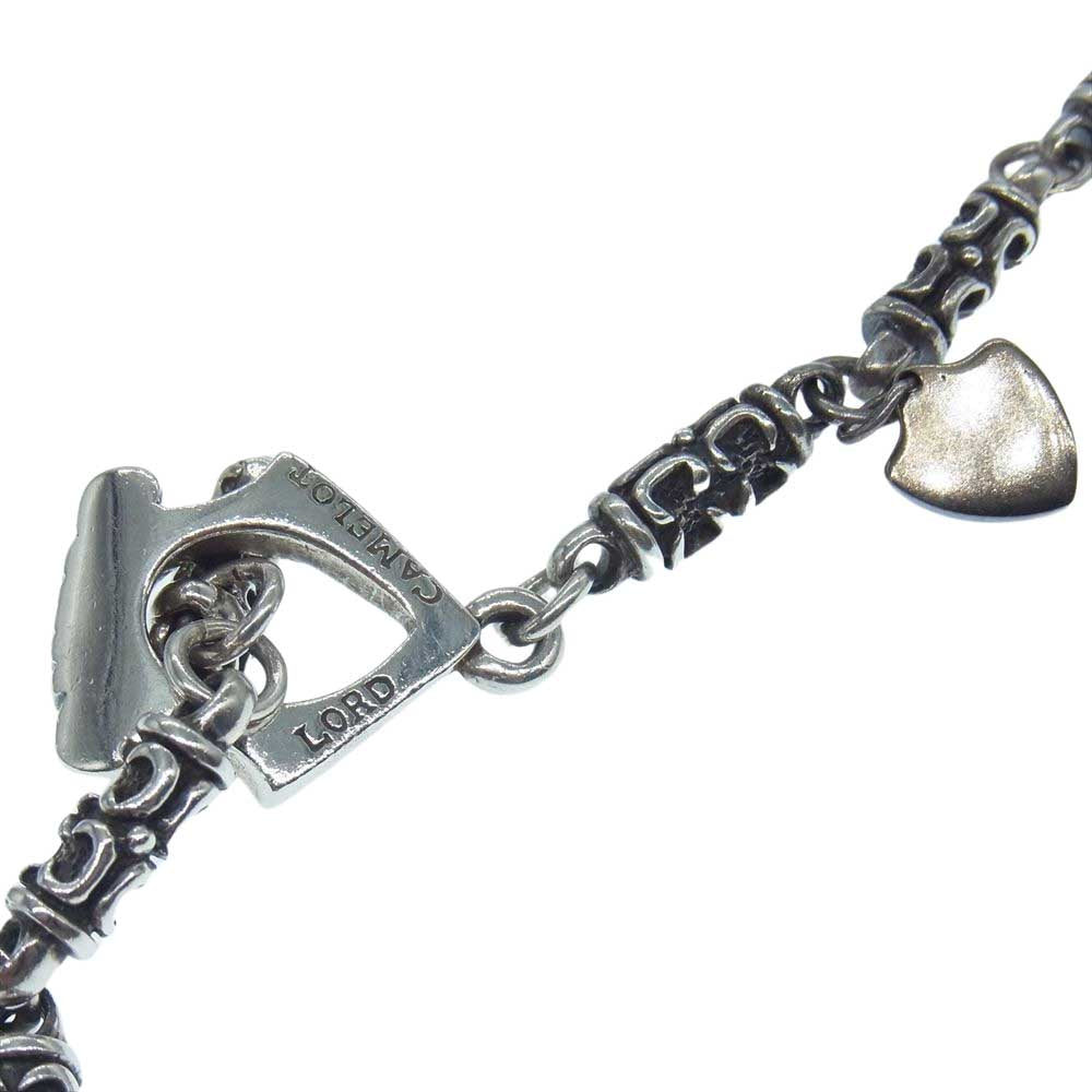 ロードキャメロット 購入時ギャランティ付属 バレル リンク Tバー ネックレス チェーン シルバー系【中古】