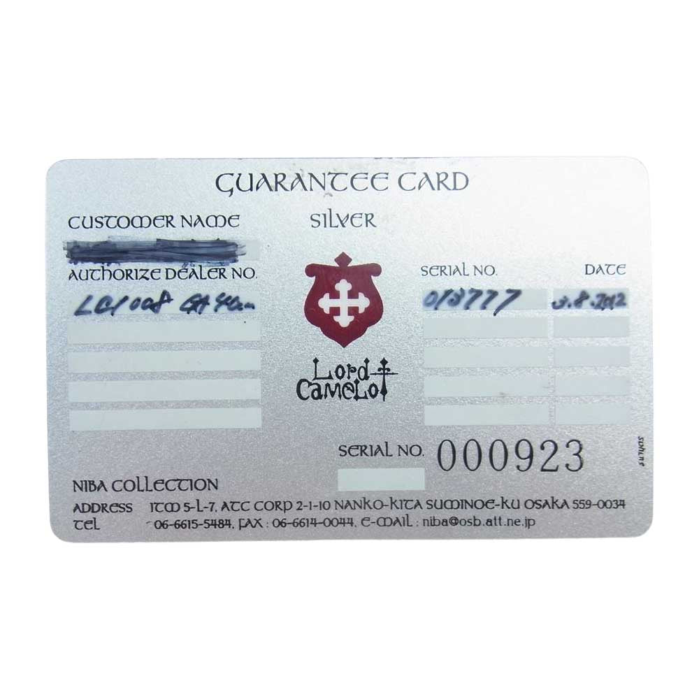 ロードキャメロット 購入時ギャランティ付属 バレル リンク Tバー ネックレス チェーン シルバー系【中古】