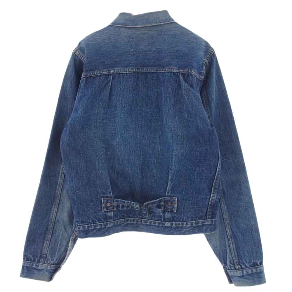 Levi's リーバイス ヴィンテージ オリジナル 最終 506XX 1st 針無し 片面均等V 刻印ツメ ドーム型 デニム ジャケット【中古】