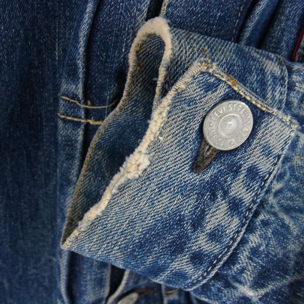 Levi's リーバイス ヴィンテージ オリジナル 最終 506XX 1st 針無し 片面均等V 刻印ツメ ドーム型 デニム ジャケット【中古】