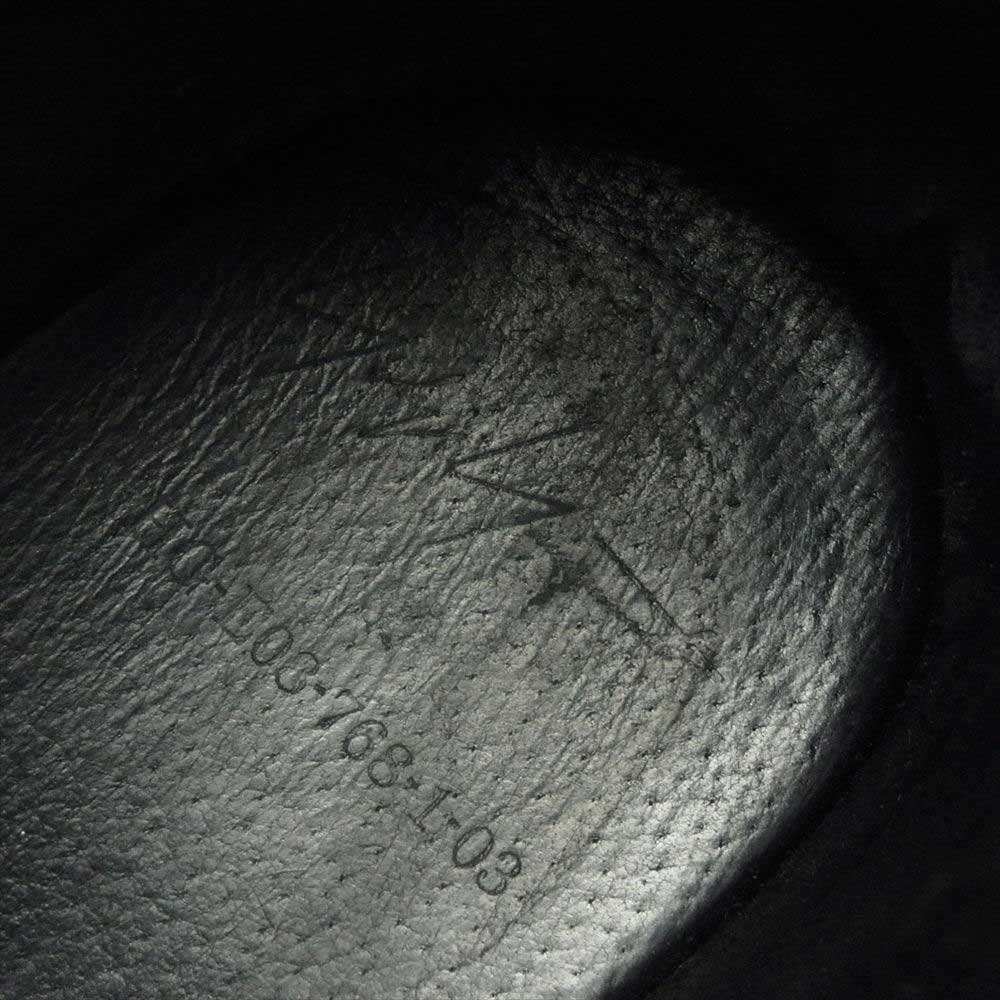 Yohji Yamamoto POUR HOMME ヨウジヤマモトプールオム 22SS HG-E08-768 グラディエーター レザー グルカ ブーツ ブラック系【中古】