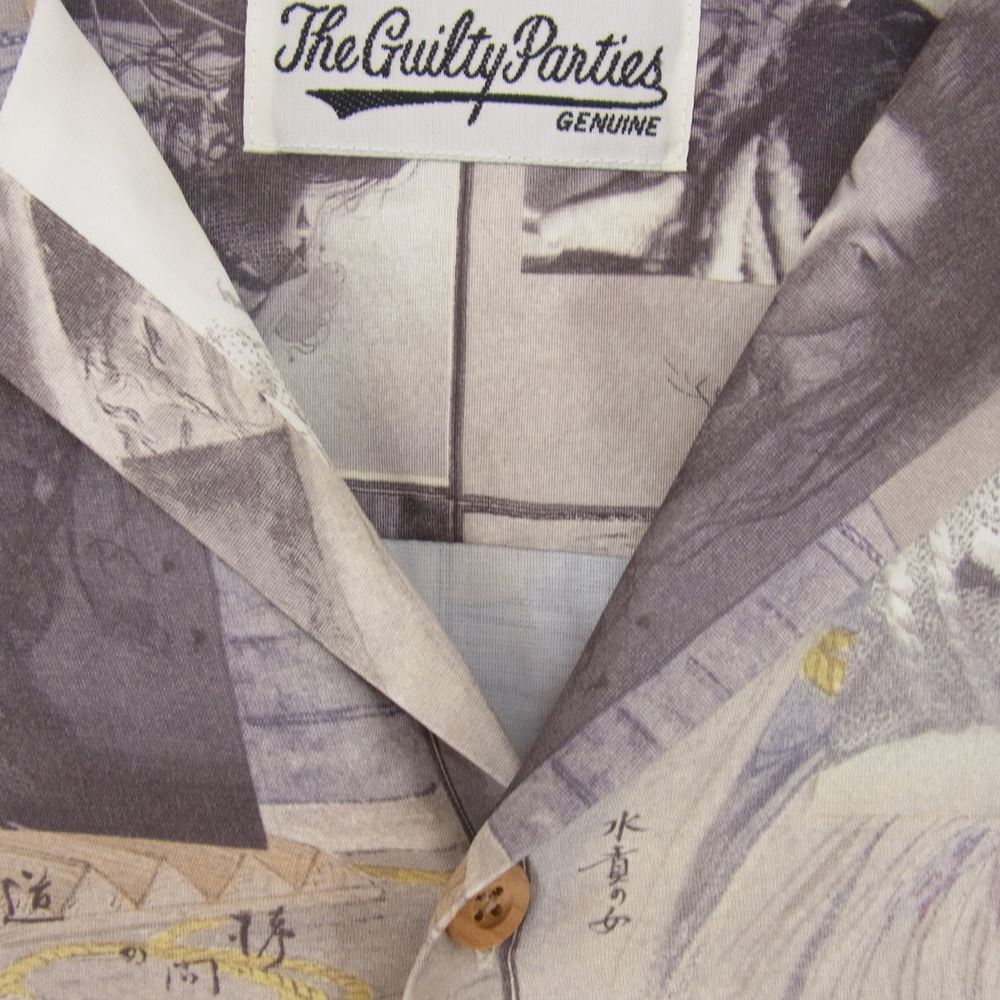 WACKO MARIA ワコマリア 21SS 21SSE-WMS-HI02 HAWAIIAN SHIRT 緊縛柄 グラフィック ハワイアン 長袖 シャツ M【中古】