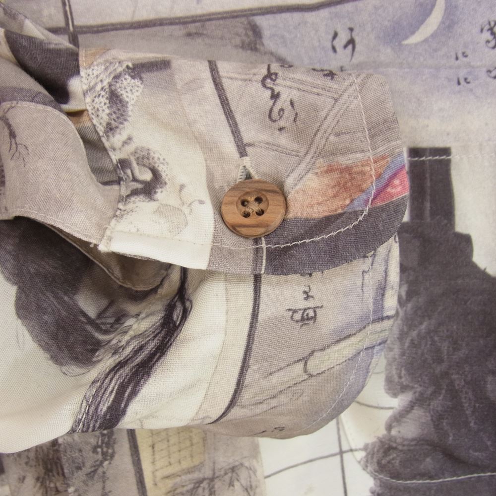 WACKO MARIA ワコマリア 21SS 21SSE-WMS-HI02 HAWAIIAN SHIRT 緊縛柄 グラフィック ハワイアン 長袖 シャツ M【中古】