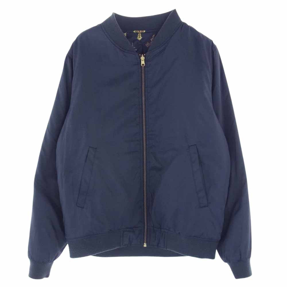 Supreme シュプリーム 13SS Crosses Reversible Bomber Jacket クロス リバーシブル キルティング ボンバー ジャケット ネイビー系【中古】