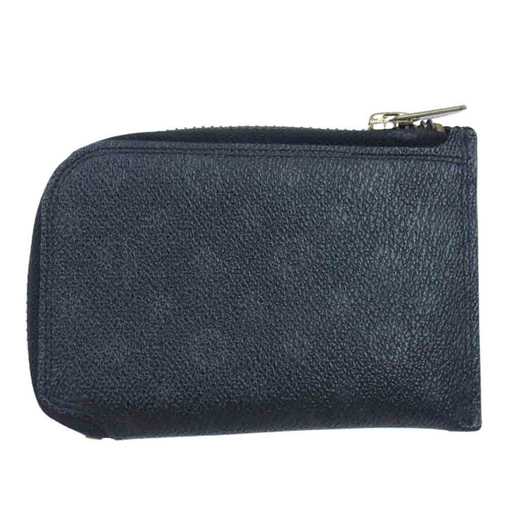 GLADHAND & Co. グラッドハンド × PORTER ポーター GH-BEONGINGS COIN CASE 総柄 レザー コイン ケース ブラック系【中古】