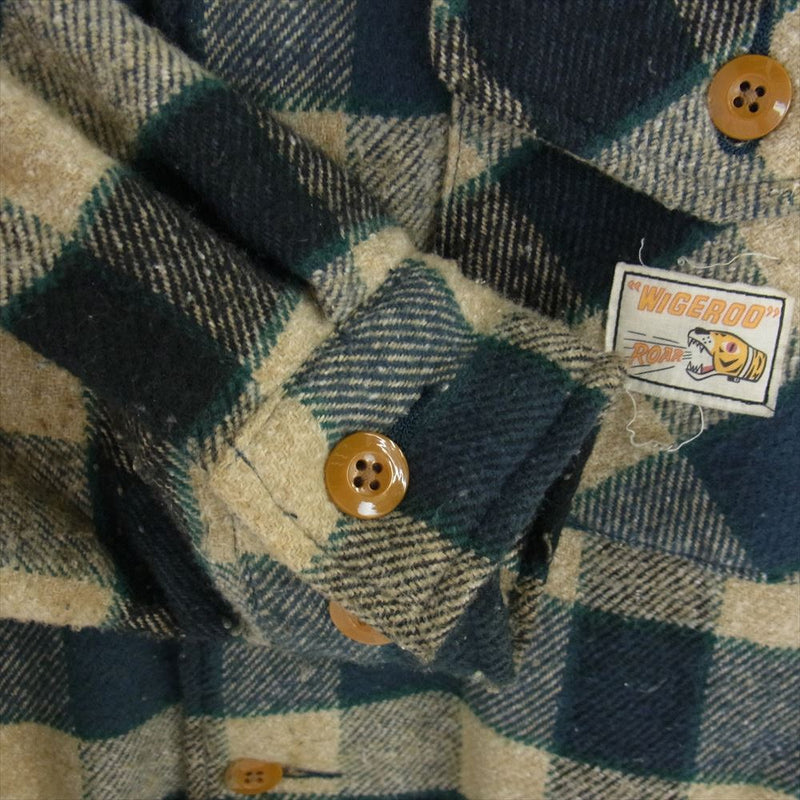 WEIRDO ウィアード 20AW WRD-20-AW-14 TIGER ROD L/S QUILTING CHECK SHIRTS タイガーロッド キルティング チェック 長袖 シャツ ジャケット  マルチカラー系 M【中古】