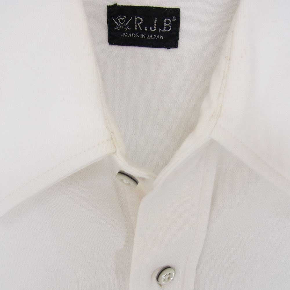 R.J.B アールジェイビー 長袖 カットソー シャツ ホワイト系 36【中古】
