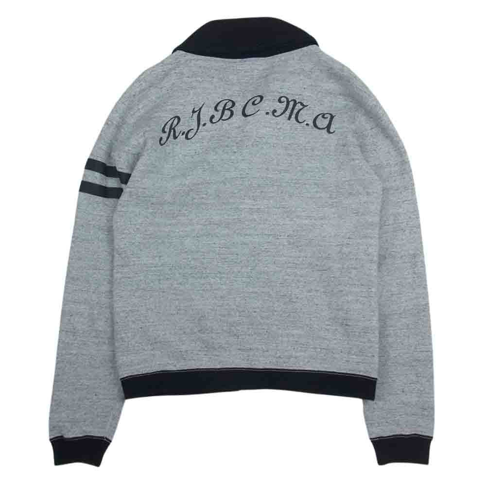 R.J.B アールジェイビー Clippers J ロゴ カーディガン グレー系 36【中古】