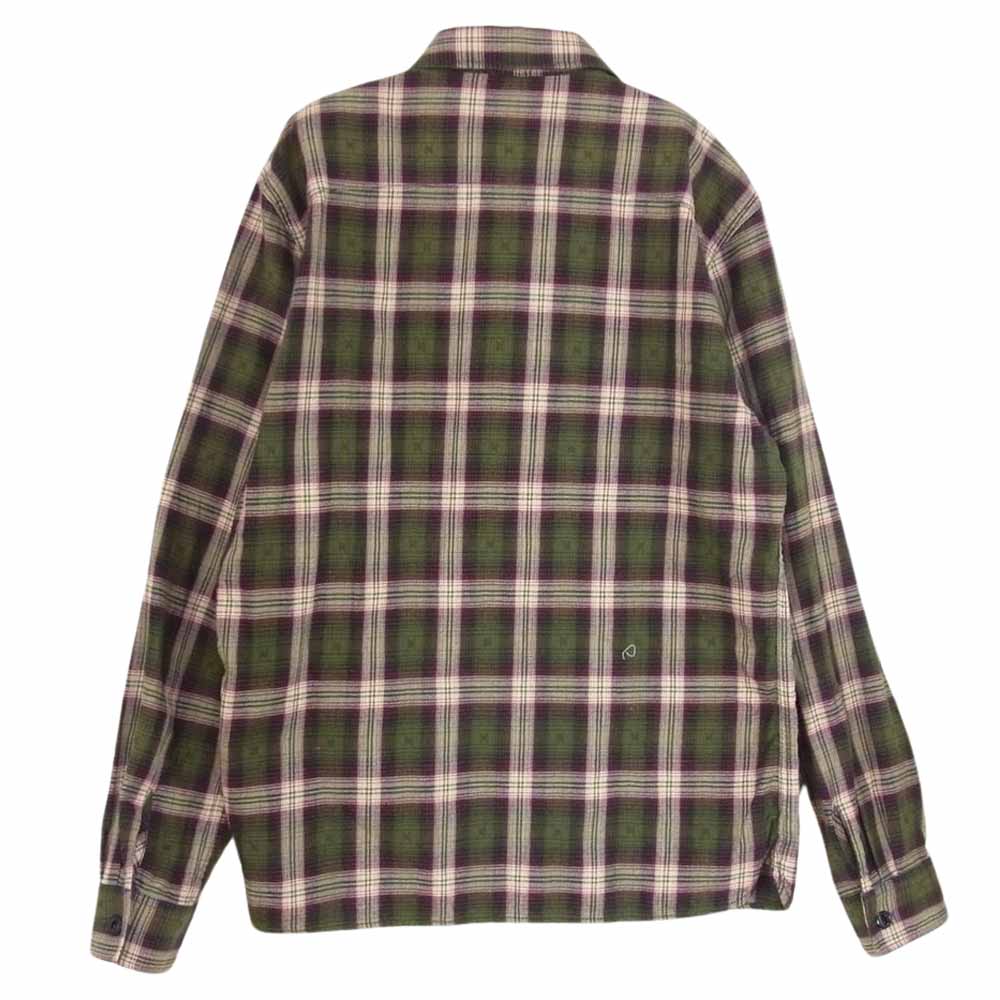 THE FLAT HEAD ザフラットヘッド チェック 長袖 シャツ 36【中古】