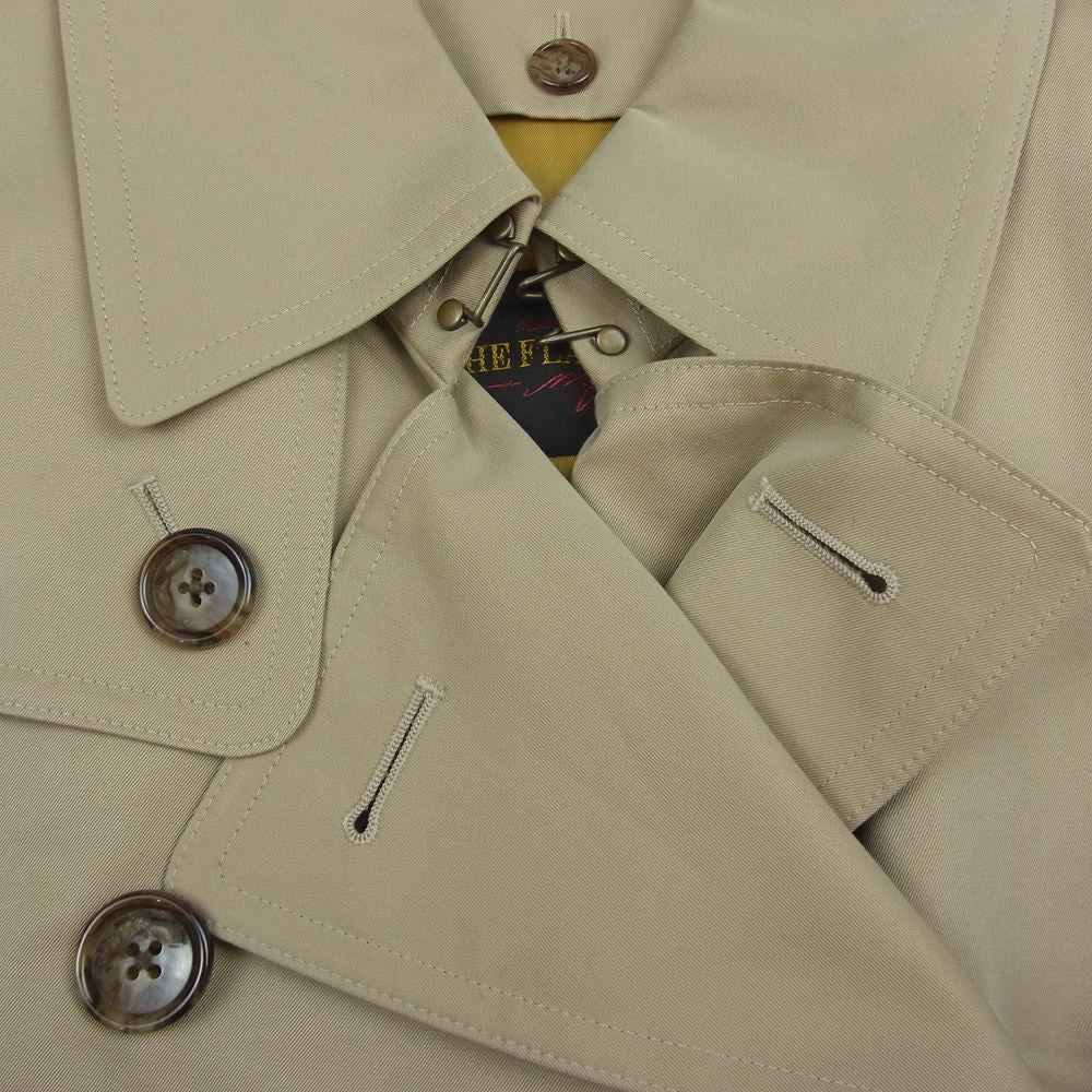 THE FLAT HEAD ザフラットヘッド MK LABEL ライナー付き ロング ロレンチ コート ベージュ系 36【中古】