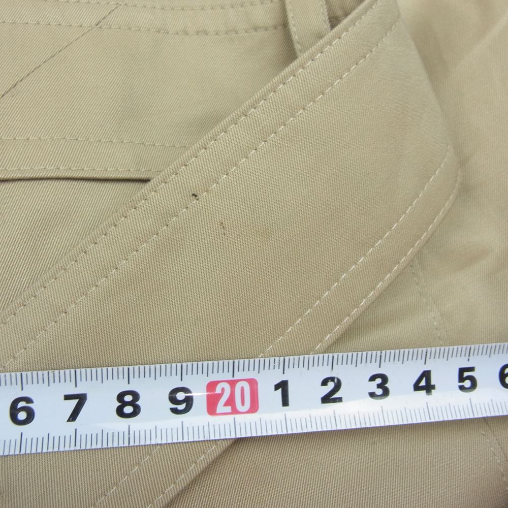 THE FLAT HEAD ザフラットヘッド MK LABEL ライナー付き ロング ロレンチ コート ベージュ系 36【中古】