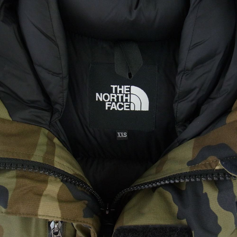 THE NORTH FACE ノースフェイス ND91951 NOVELTY BALTRO LIGHT JACKET ノベルティー バルトロ ライト ジャケット カモフラ 迷彩 カーキ系 XXS【中古】