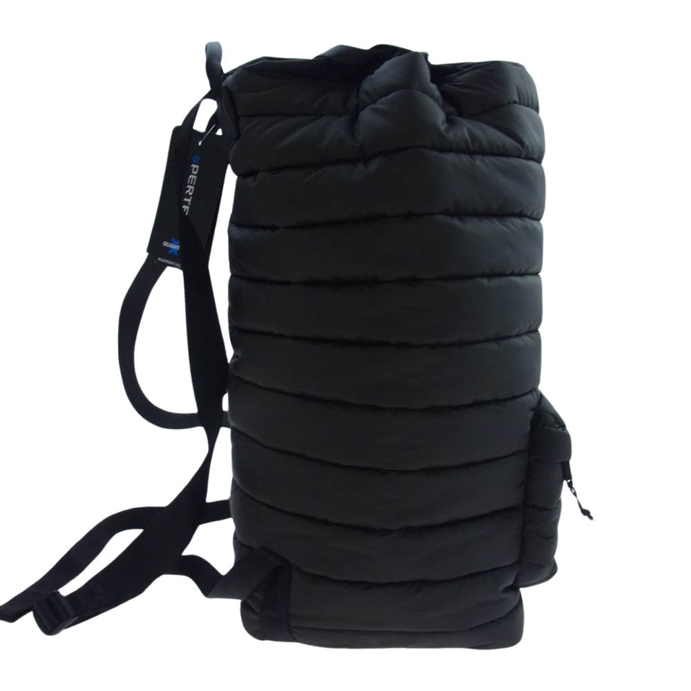 Supreme シュプリーム 22AW × PERTEX パーテックス Puffer Backpack パファー バックパック リュック バッグ ボックスロゴ チャコール系【極上美品】【中古】