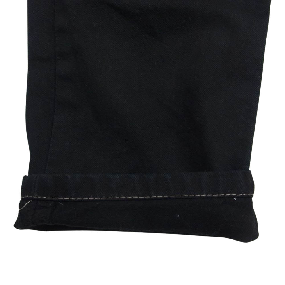 Rick Owens リックオウエンス 16AW DU16F8357-BKM DRKSHDW ダークシャドウ サルエル クロップド デニム パンツ ブラック ブラック系 28【中古】