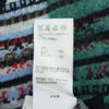 Sacai サカイ 13-00478M フェアアイル ボーダー Vネック ニット セーター ブラック系 2【中古】