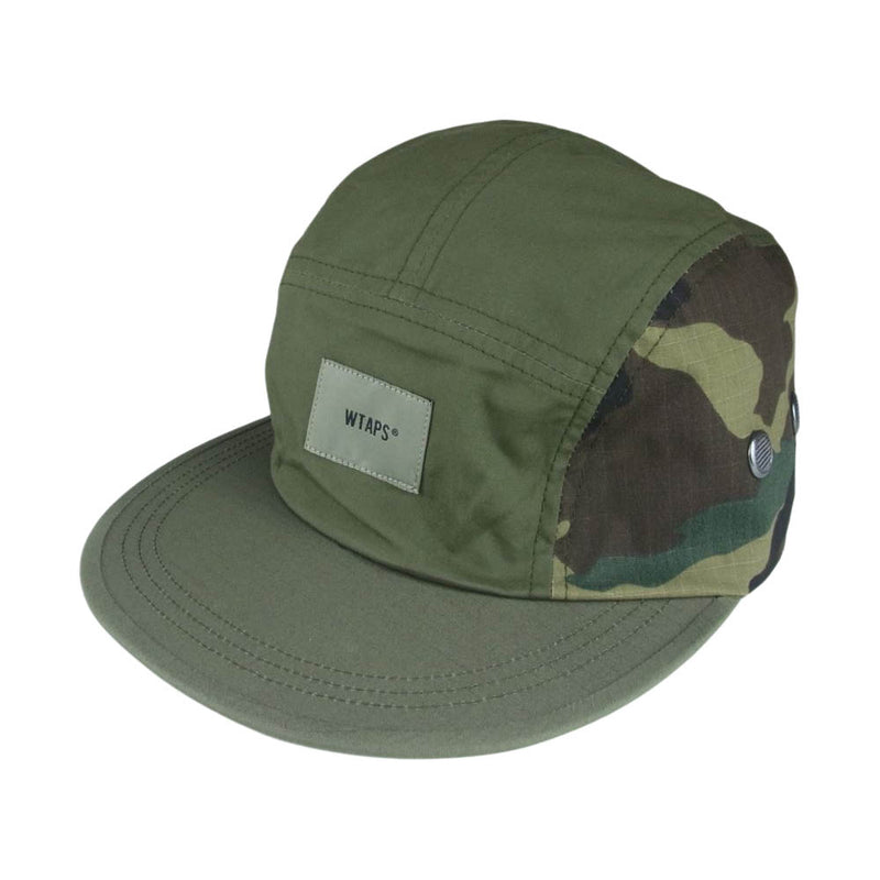 WTAPS ダブルタップス 21AW  212HCDT-HT01 T-5 01 CAP COTTON WEATHER RIPSTOP コットン ウェザー リップストップ キャップ カーキ系 00【新古品】【未使用】【中古】