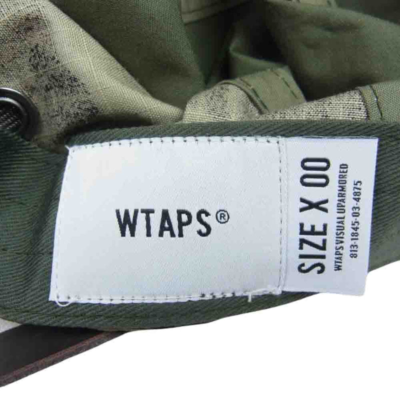 WTAPS ダブルタップス 21AW  212HCDT-HT01 T-5 01 CAP COTTON WEATHER RIPSTOP コットン ウェザー リップストップ キャップ カーキ系 00【新古品】【未使用】【中古】