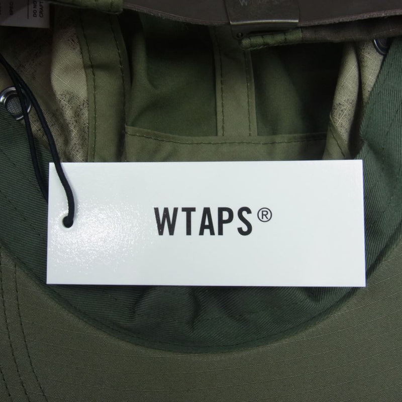 WTAPS ダブルタップス 21AW  212HCDT-HT01 T-5 01 CAP COTTON WEATHER RIPSTOP コットン ウェザー リップストップ キャップ カーキ系 00【新古品】【未使用】【中古】