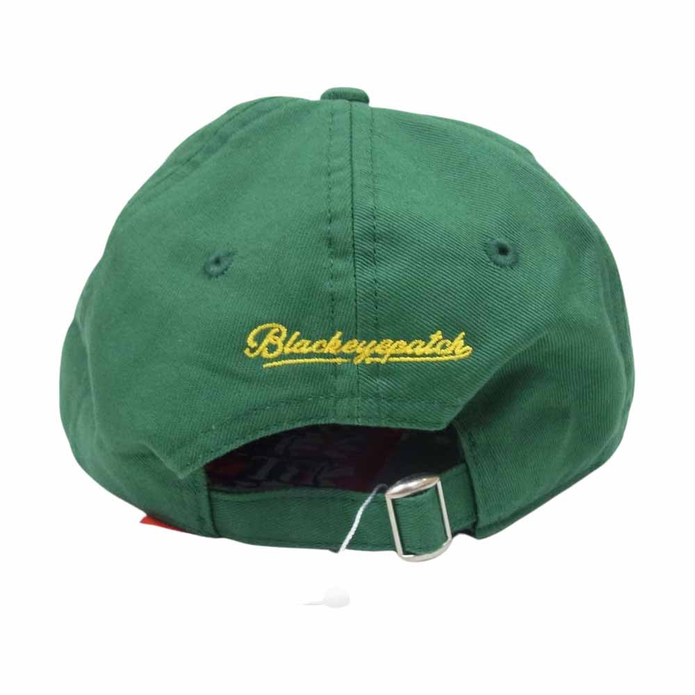 ブラックアイパッチ BEPFW21AC28 B Emblem Cap Bエンブレム 刺繍 キャップ グリーン系 FREE【新古品】【未使用】【中古】