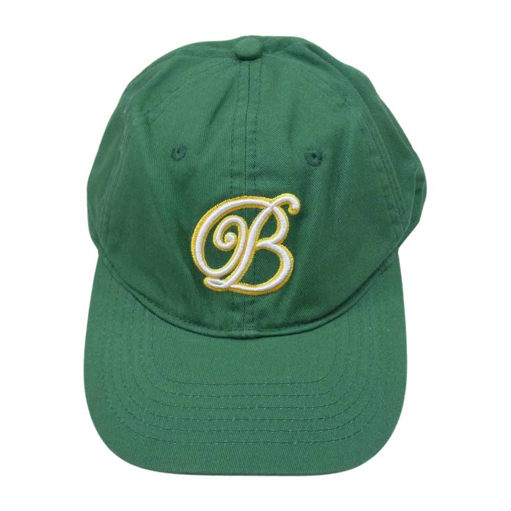 ブラックアイパッチ BEPFW21AC28 B Emblem Cap Bエンブレム 刺繍 キャップ グリーン系 FREE【新古品】【未使用】【中古】
