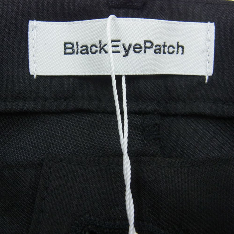 ブラックアイパッチ 50821402 SOLUTIONS SLACKS PANTS ソリューション ロゴ スラックスパンツ ブラック系 L【新古品】【未使用】【中古】