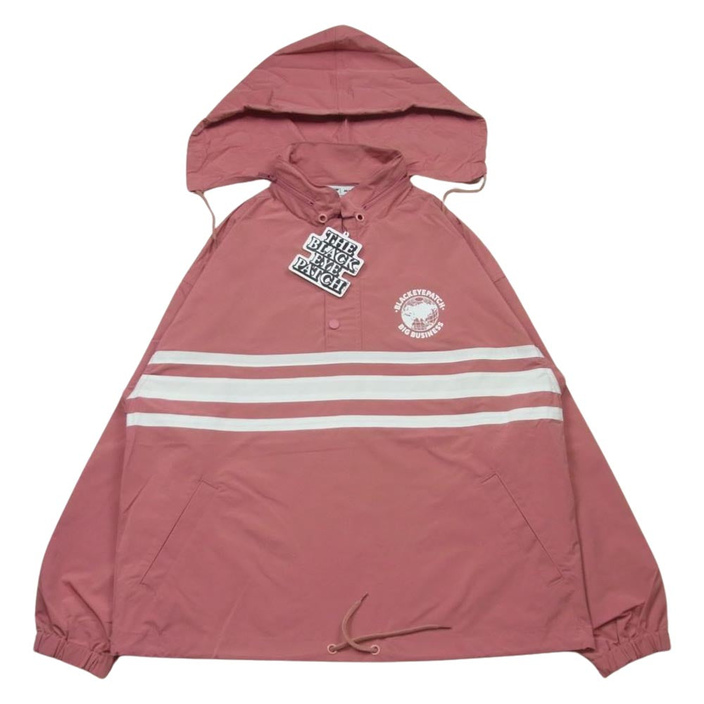 ブラックアイパッチ 21AW BEPFW210T01 BIG BUSINESS NYLON ANORAK ナイロン アノラック ジャケット ピンク系 M【新古品】【未使用】【中古】
