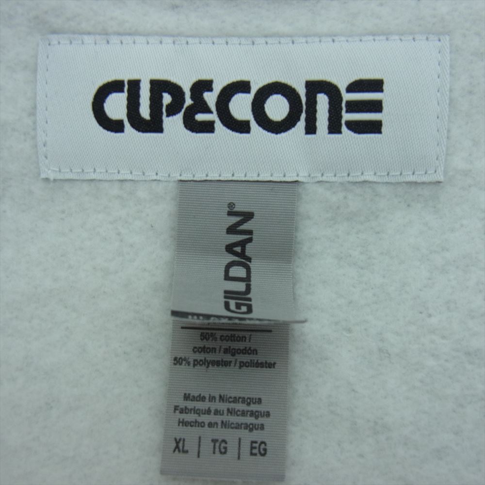 カップアンドコーン リメイク スウェット カーディガン グレー系 XL【中古】