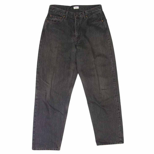 シオタ NPTM-6RF Gray Suvin Cotton 13.5oz Wide Tapered Denim ワイドテーパード デニムパンツ ブラック系 30【中古】