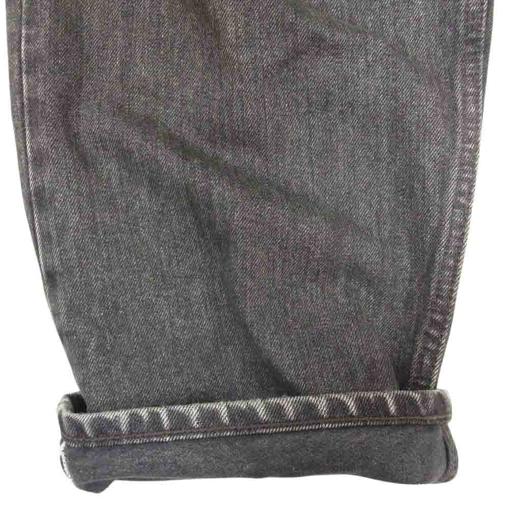 シオタ NPTM-6RF Gray Suvin Cotton 13.5oz Wide Tapered Denim ワイドテーパード デニムパンツ ブラック系 30【中古】