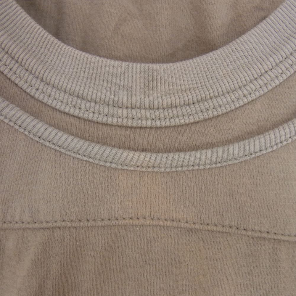 DIOR HOMME ディオールオム 07SS 7E3360740010 レイヤード Tシャツ 半袖 グレー系 XXS【中古】