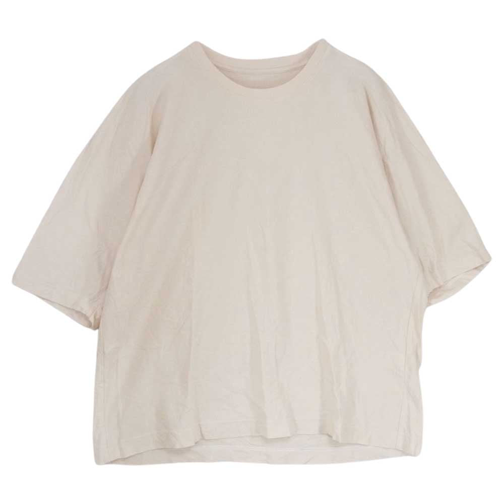 HOMME PLISSE ISSEY MIYAKE オム プリッセ イッセイミヤケ HP31JK203 RELEASE-T 2 オーバーサイズ ラグラン 半袖 Tシャツ ベージュ系 3【中古】