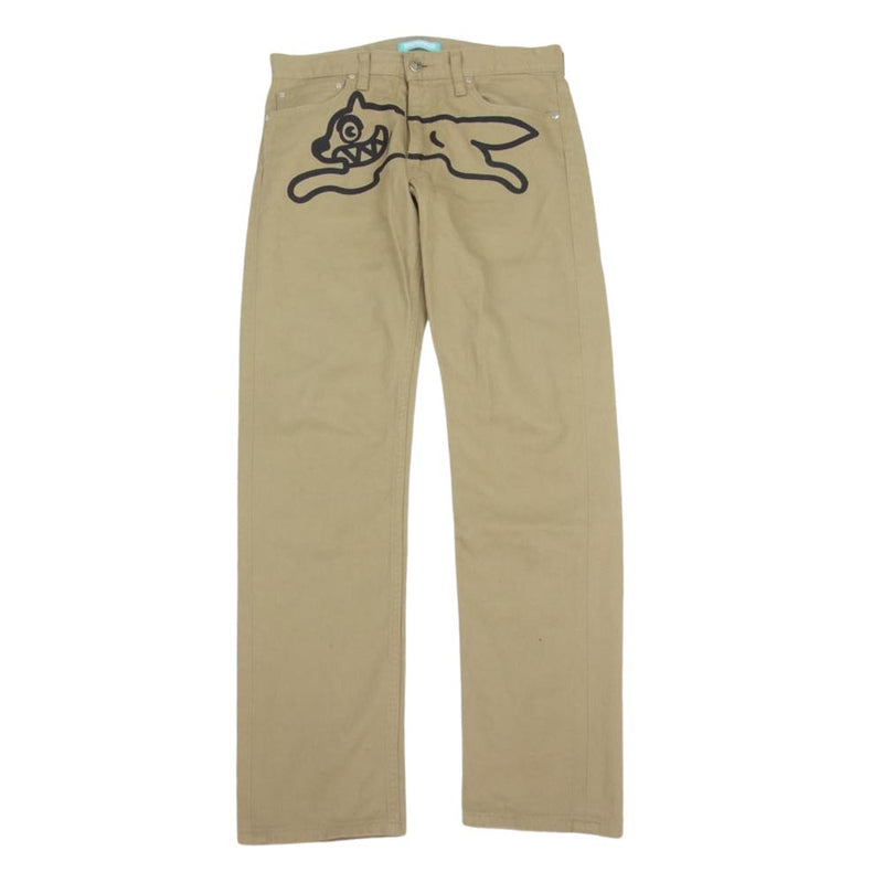 ICE CREAM アイスクリーム ICJP221P004 RUNNING DOG COTTON PANTS ランニング ドッグ コットン パンツ  ベージュ系 XS【中古】