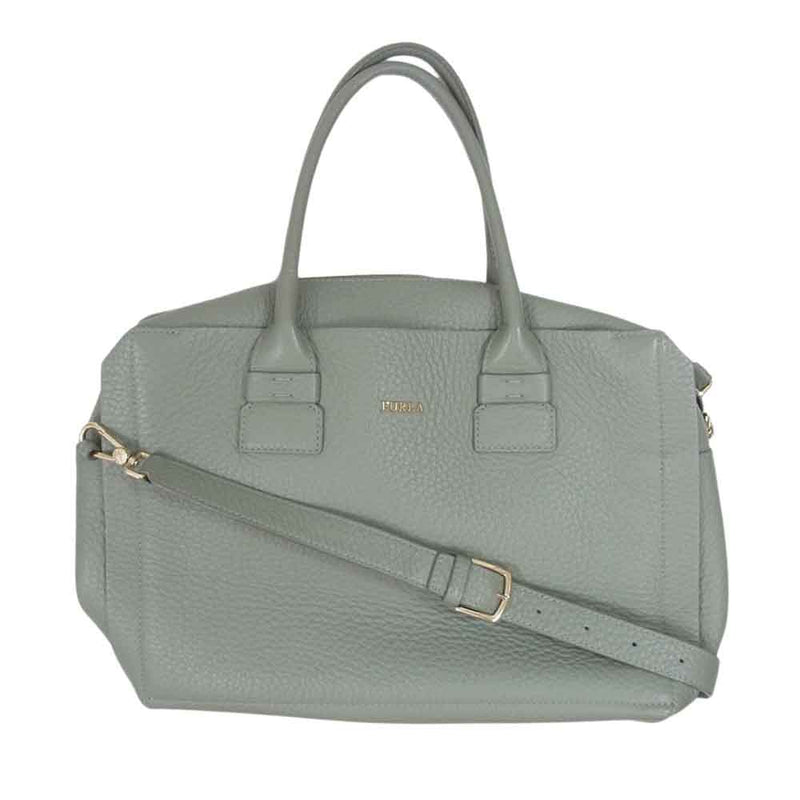 Furla フルラ 238088 F6876 カプリッチョ 2WAY ハンドバッグ ショルダーバッグ グレー系【中古】