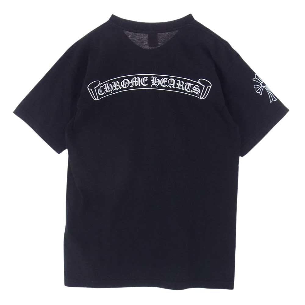 CHROME HEARTS クロムハーツ（原本無） ホースシュー ポケット 半袖 Tシャツ ブラック系 L【中古】