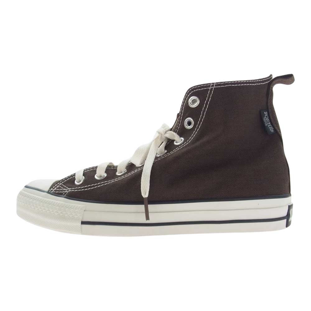 CONVERSE コンバース REACT リアクト × PORTER ポーター ALL STAR HI 1SD501 オールスター ハイカット スニーカー ブラウン系【新古品】【未使用】【中古】