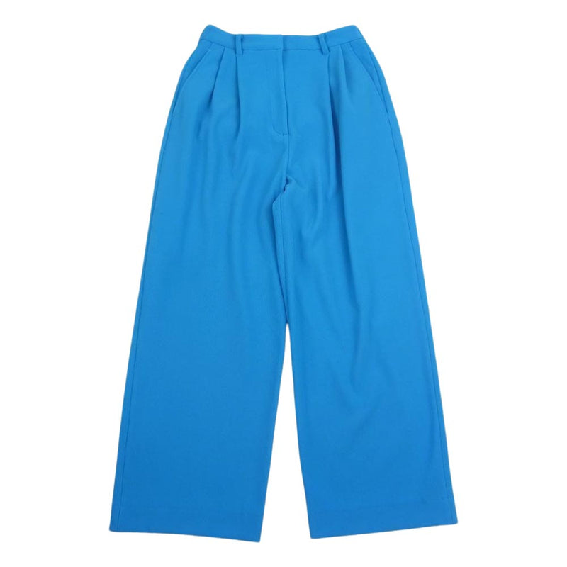 クラネ 12110-7242 RIB STRIPE TUCK PANTS リブ ストライプ タック パンツ ブルー系 1【中古】